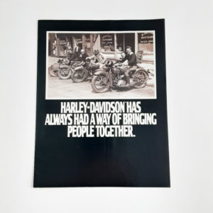 Vintage Harley-Davidson 1987 “Hog” Membership Application