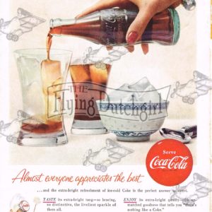 Authentic Original  October 1955 Coca-Cola Advertising