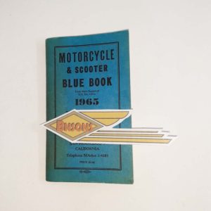 ORIGINAL HAP JONES 1965 BLUE BOOK) – HARLEY KNUCKLEHEAD, NORTON, BMW, ARIEL