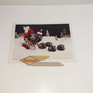 ORIGINAL HARLEY (1980’s MOLENAAR H-D) CHRISTMAS CARD-KNUCKLEHEAD