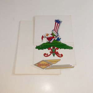 ORIGINAL HARLEY (1970’s CHRISTMAS TREE CARD) MOLENAAR H-D-KNUCKLEHEAD