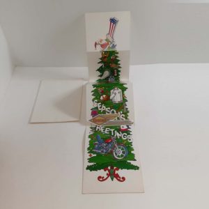 ORIGINAL HARLEY (1970’s CHRISTMAS TREE CARD) MOLENAAR H-D-KNUCKLEHEAD