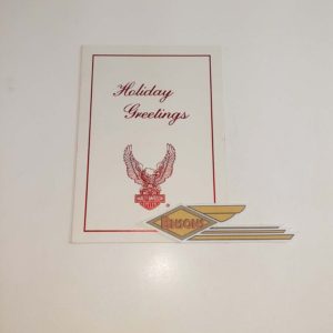 ORIGINAL HARLEY (1980’s MOLENAAR H-D) HOLIDAY GREETINGS-KNUCKLEHEAD