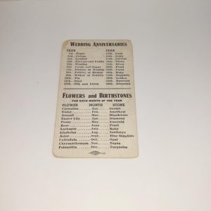 Vintage 1948 Alliance Assurance Pocket Calendar – Chicago IL Business Ad