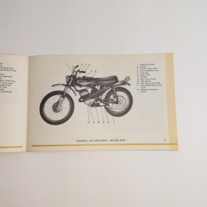 Original Harley 1972 Baja Owner’s Manual #99467-72