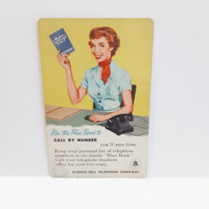 Vintage 1954  Illinois Bell Telephone Pocket Calendar – Great Collectible