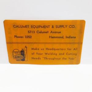 Authentic Original 1942 Calumet Equipment Company Hammond, IN Pocket Calendar