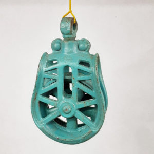 Antique Cast Iron Meyers Hay Trolley Drop Pulley – Barn Farm Tool (015)