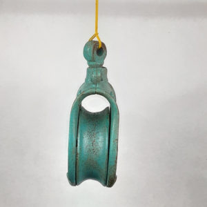 Antique Cast Iron Meyers Hay Trolley Drop Pulley – Barn Farm Tool (015)