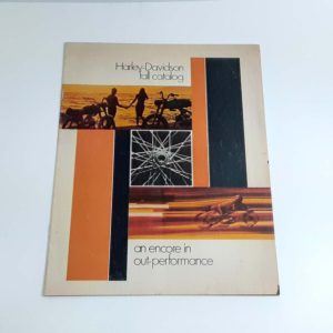 Vintage Original 1970 Harley-Davidson New Model-Accessory Catalog