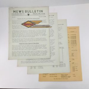 ORIGINAL HARLEY DEALER 1934 NEWS BULLETIN #713 – VL, KNUCKLEHEAD