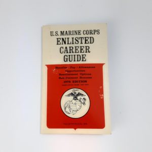 Vintage Original USMC Enlisted Career Guide (1975 Edition)