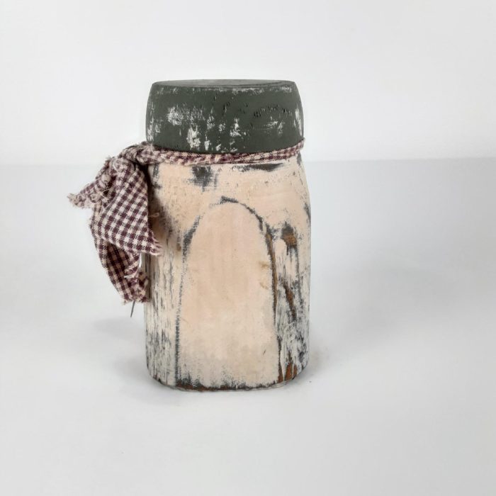 Rustic Wood Farmhouse Mason Jar - Image 2