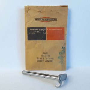 NOS ORIGINAL 1966 HARLEY XLH, XLCH CHOKE SHAFT #27718-66- KNUCKLEHEAD