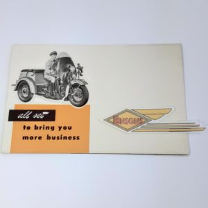 ORIGINAL HARLEY 1947-49 SERVI-CAR SALES BROCHURE – KNUCKLEHEAD