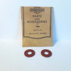 NOS ORIG HARLEY MISC. INSULATING WASHERS #31533-65- SHOVELHEAD, KNUCKLEHEAD