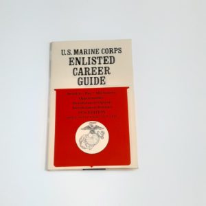 Vintage Original USMC Enlisted Career Guide (1976 Edition)