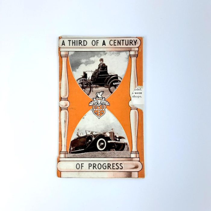 Vintage 1933 Packard "A Third Of A Century Of Progress" Sales Brochure