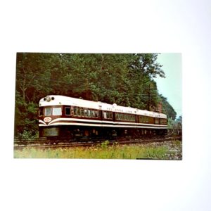 Vintage Train Railroad Postcard Red Arrow Lines – Audio Visual