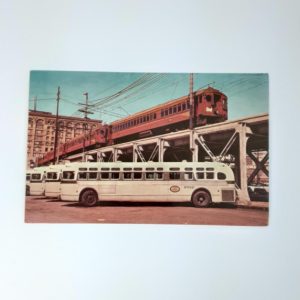 Vintage Train Railroad Postcard Los Angeles MTA – Audio Visual