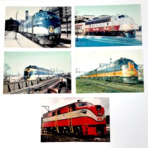 Vintage Train Railroad Postcard Nice Selection 5 Card Lot #4