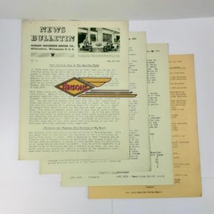 ORIGINAL HARLEY DEALER 1935 NEWS BULLETIN #727 – VL, KNUCKLEHEAD