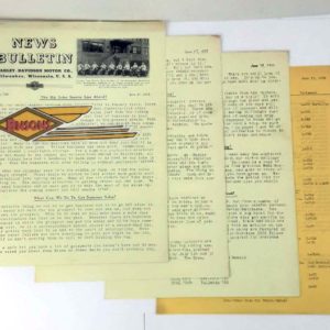 ORIGINAL HARLEY DEALER 1935 NEWS BULLETIN #729 – KNUCKLEHEAD