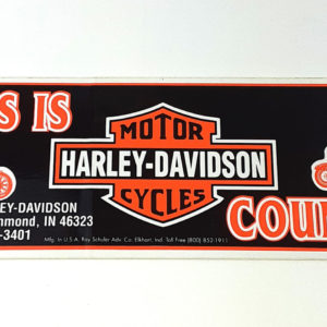 Original HAMMOND HARLEY-DAVIDSON Bumper Sticker