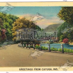 Vintage Postcard – 1948 Cayuga, Ind.