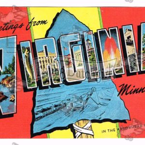 Vintage Postcard – 1949 Virginia, Minn.