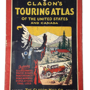 Vintage Clason’s Touring Atlas of the United States and Canada