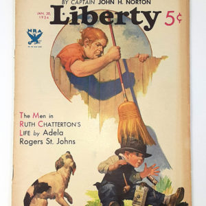 Vintage LIBERTY Magazine “l FLEW LAWRENCE” Jan 1934