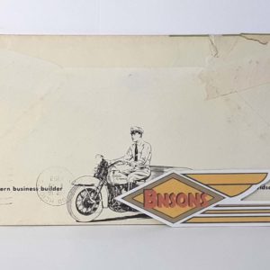 ORIGINAL HARLEY 1952 K-MODEL, HUMMER DEALER ENVELOPE – KNUCKLEHEAD