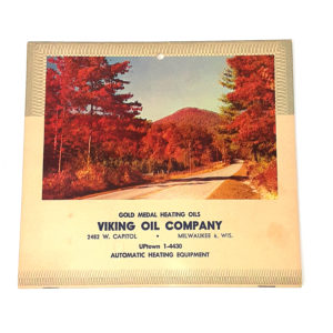 Vintage 1963 Viking Oil Company, Milwaukee, Wis. Wall Calendar