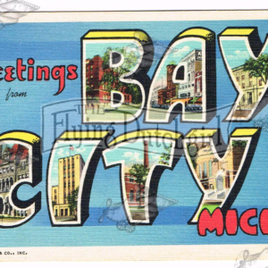 Vintage Postcard – 1949 Bay City, Mich.