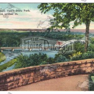 Vintage Postcard – 1948 Black Hawk State Park, Rock Island, Ill.