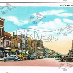 Vintage Postcard – 1940’s First Street, La Salle, Ill.