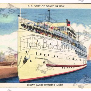 Vintage Postcard – 1949 S.S. City of Grand Rapids, Grand Rapids, Mich.