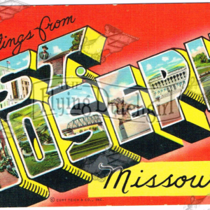 Vintage Postcard – 1948, St. Joseph, Mo.