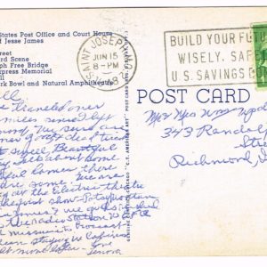 Vintage Postcard – 1948, St. Joseph, Mo.