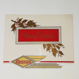 ORIGINAL HARLEY (1960’s INDIANAPOLIS H-D) CHRISTMAS CARD-PANHEAD, KNUCKLEHEAD