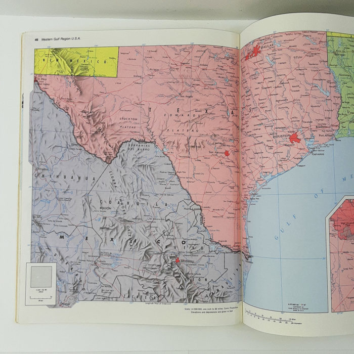 Vintage 1989 World Atlas with Giant World Map Insert - Image 4