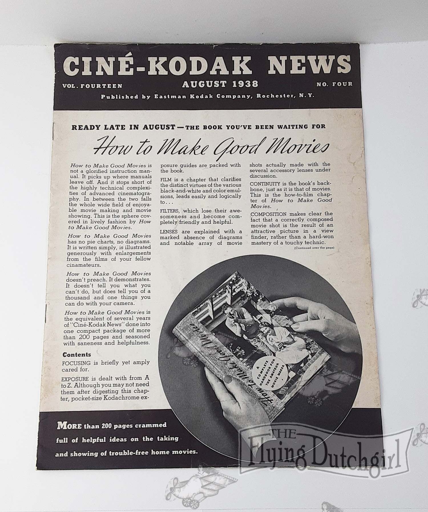 Vintage 1938  Cine-Kodak News - News Bulletin