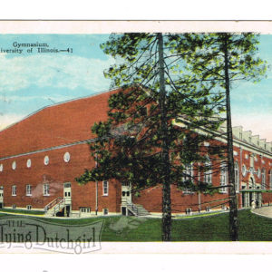 Vintage Postcard – 1927  “Gymnasium, U of I”  Urbana, Ill.