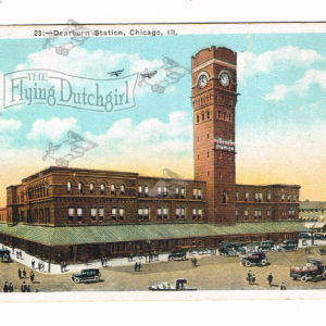 Vintage Postcard – 1925  “Dearborn Station”  Chicago, Ill.