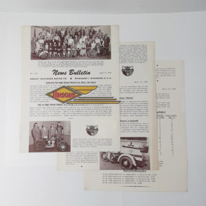 ORIGINAL HARLEY DEALER 1954 NEWS BULLETIN #1201 – PANHEAD, KNUCKLEHEAD