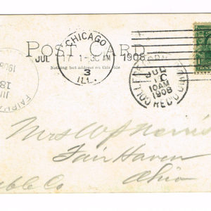 Vintage Postcard – 1908  “Merchants Loan and Trust”  Chicago, Ill.