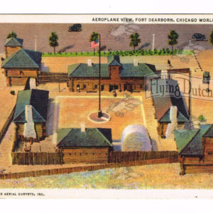 Vintage Postcard – 1930’s  “Fort Dearborn”  World’s Fair – Chicago, Ill.