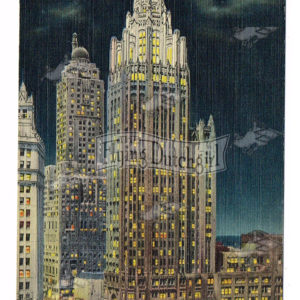 Vintage Postcard – 1930’s  “The Tribune Tower”  Chicago, Ill.