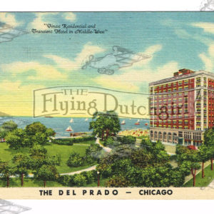 Vintage Postcard – 1959  “Del Prado, Hotel”  Chicago, Ill.